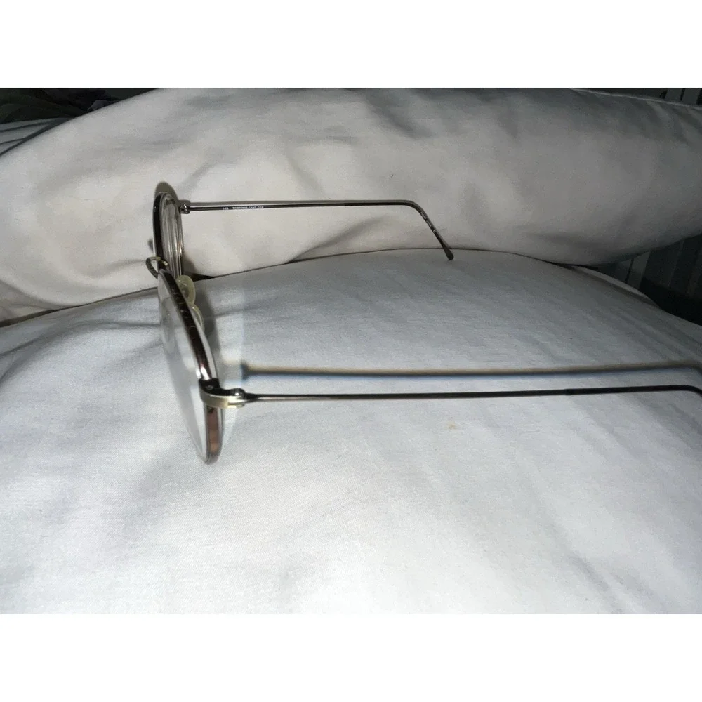 Marchon Brown and Gold Eyeglasses Frames Made in Japan 145mm